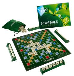 Scrabble Board Game | Classic Word & Letter Game for Kids & Adults | Educational Family Game for 2-4 Players (Multicolour, Pack of 1)