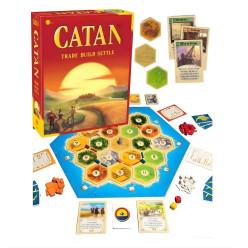 Catan Trade Build Settle Educational Board Game | Strategy & Resource Management Game for Family & Friends | Fun Learning Game for Kids & Adults | 3–4 Players, Ages 10+